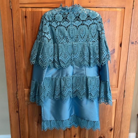 ERDEM Lyndell layered guipure-lace & mikado satin Dress - Picture 7 of 12